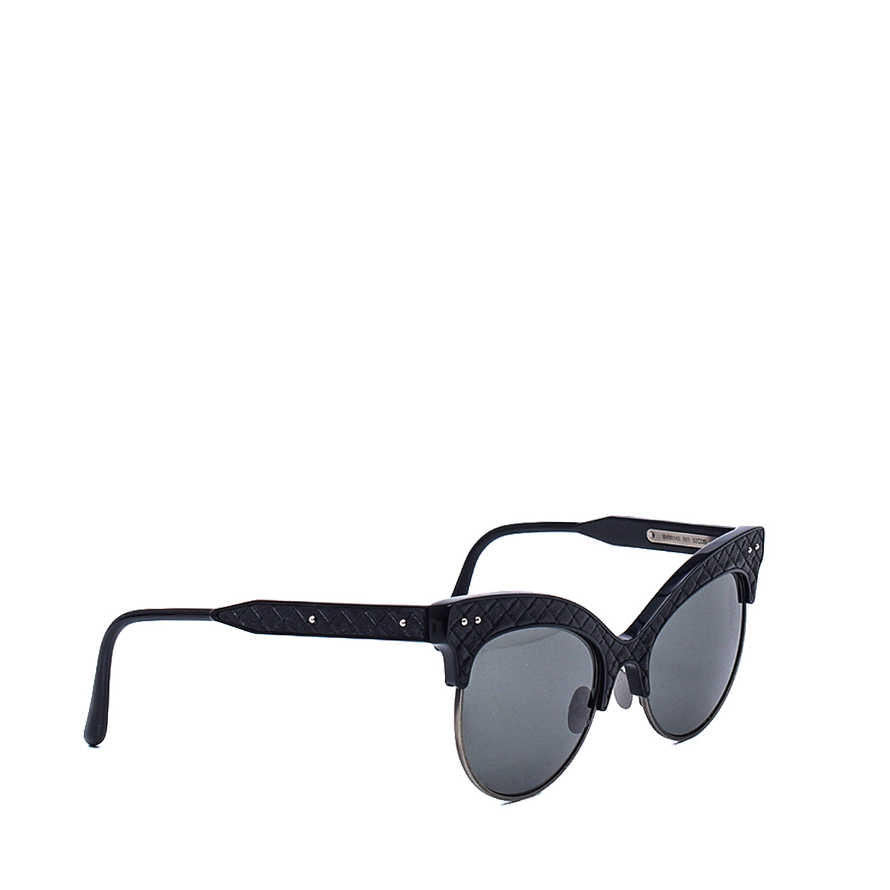 Bottega Veneta -Cat Eye Ruthenium Silver Toned Sunglasses